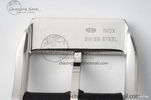 MIROTIME 0326 Bright Pilot Chrono SS AZF 1:1 Best Edition Green Dial on Brown Leather Strap A 7059